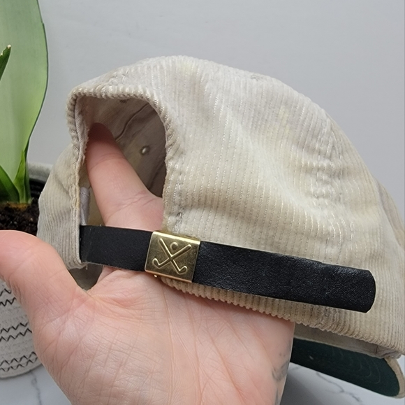 American Vintage | USA Olympics grey distressed corduroy adjustable hat | unisex - Picture 8 of 9